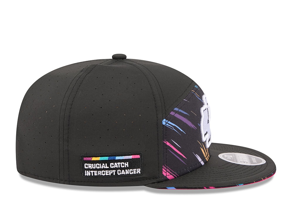 New Era Kansas City Chiefs Crucial Catch 2026 Black Edition 9Fifty Split Panel Snapback Cap