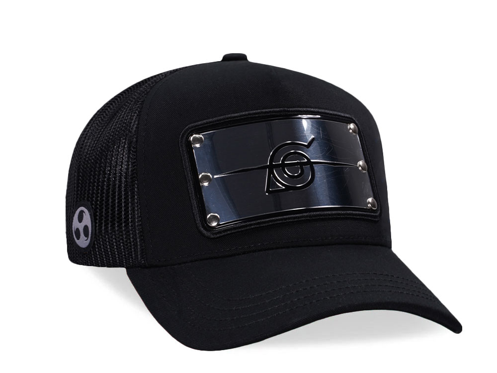 Capslab Naruto Konoha Headband Trucker Snapback Hat