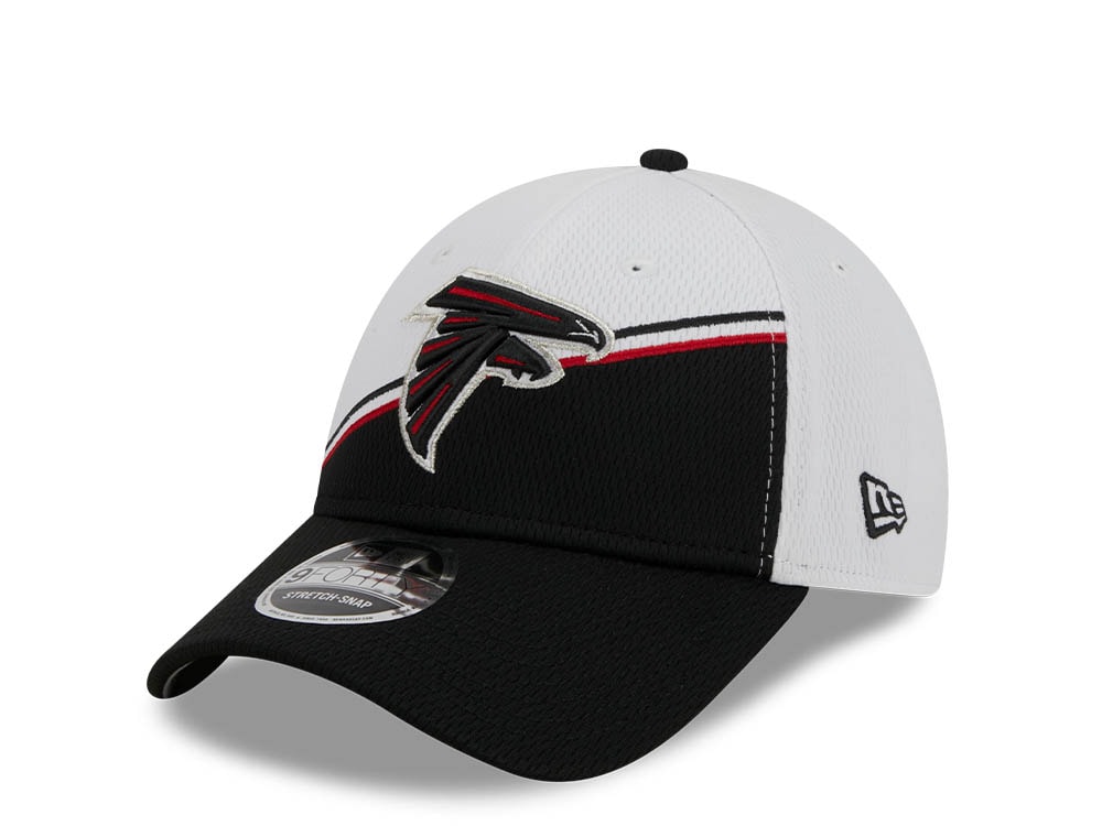 New Era Atlanta Falcons NFL Sideline 2023 Black White  9Forty Snapback Hat