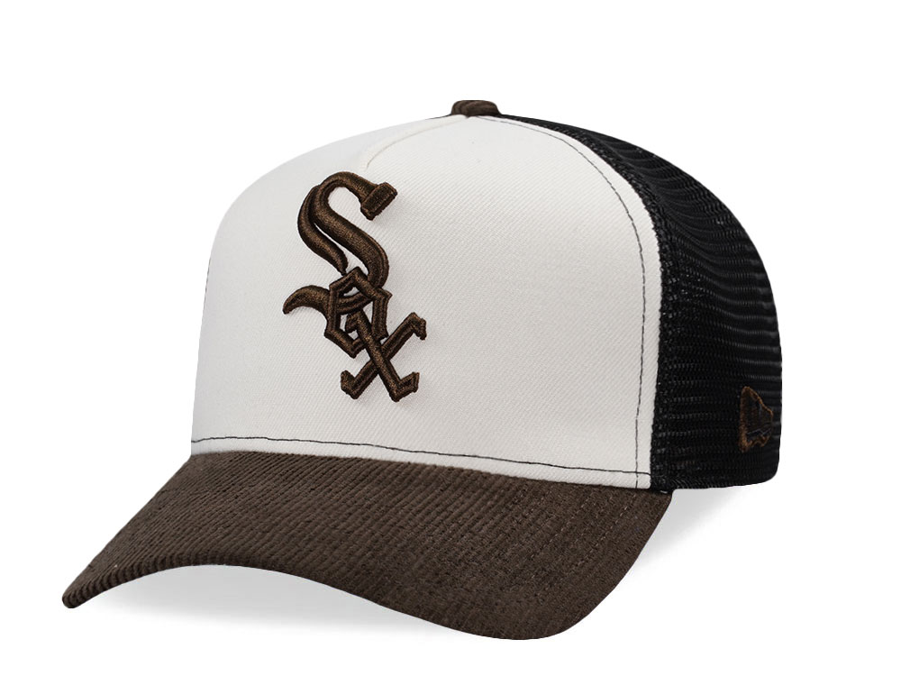 New Era Chicago White Sox Trucker Brown Trucker Edition9Forty A Frame Snapback Cap