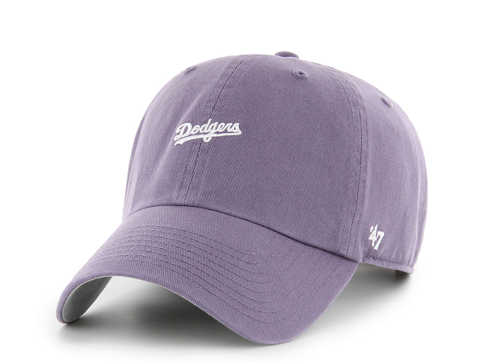 47Brand Los Angeles Dodgers Iris Base Runner Edition Clean Up Strapback Cap