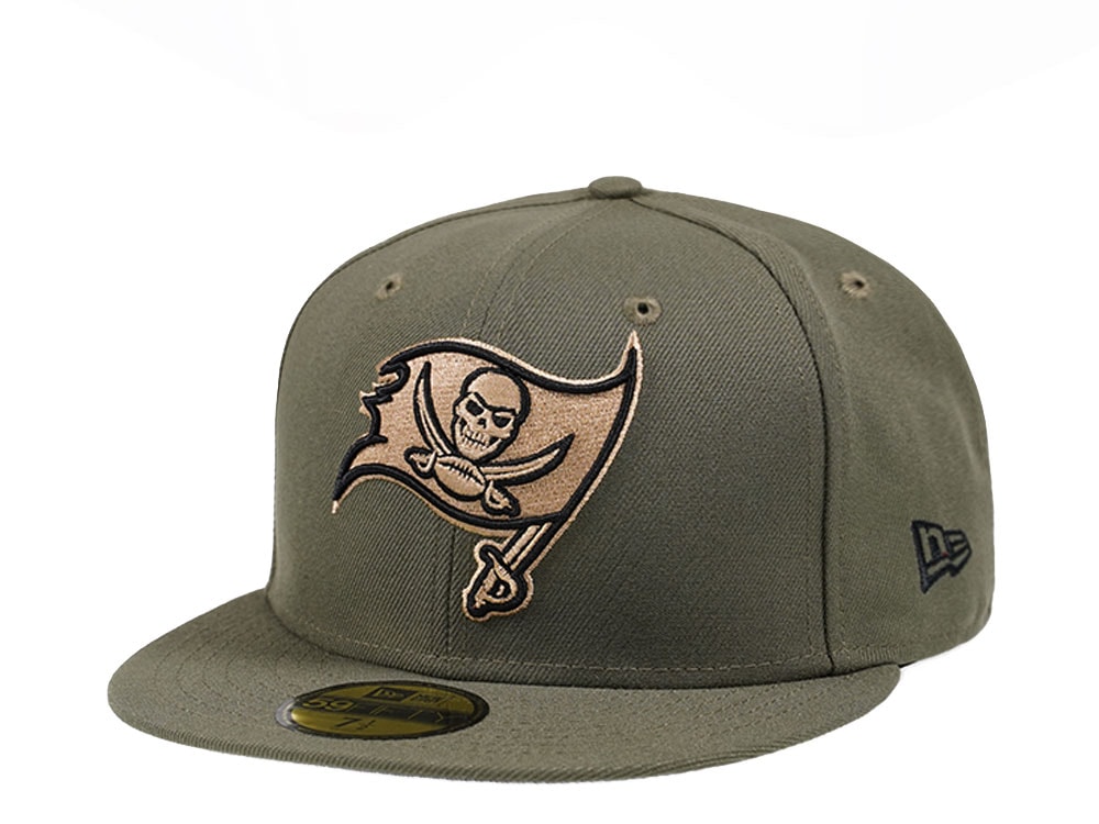 New Era Tampa Bay Buccaneers Olive Edition 59Fifty Fitted Hat