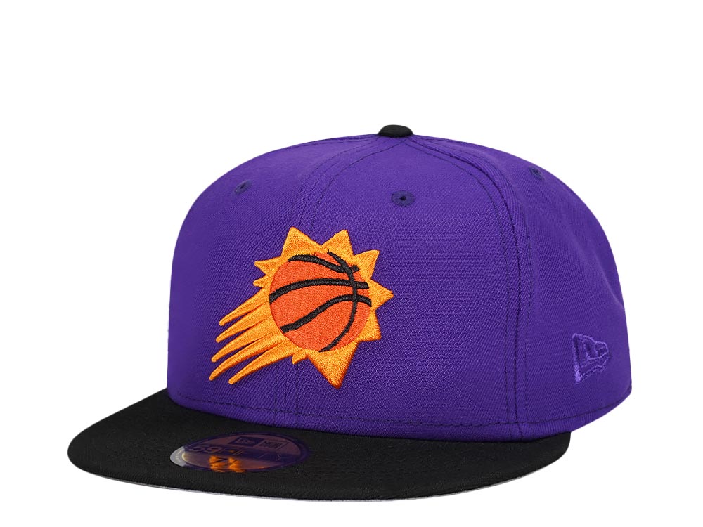 New Era Phoenix Suns Purple Black Two Tone Edition 59Fifty Fitted Hat