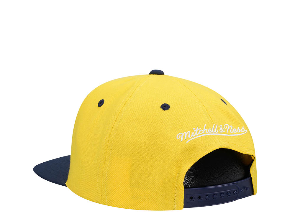 Mitchell & Ness University of Michigan Transcript Two Tone Snapback Hat