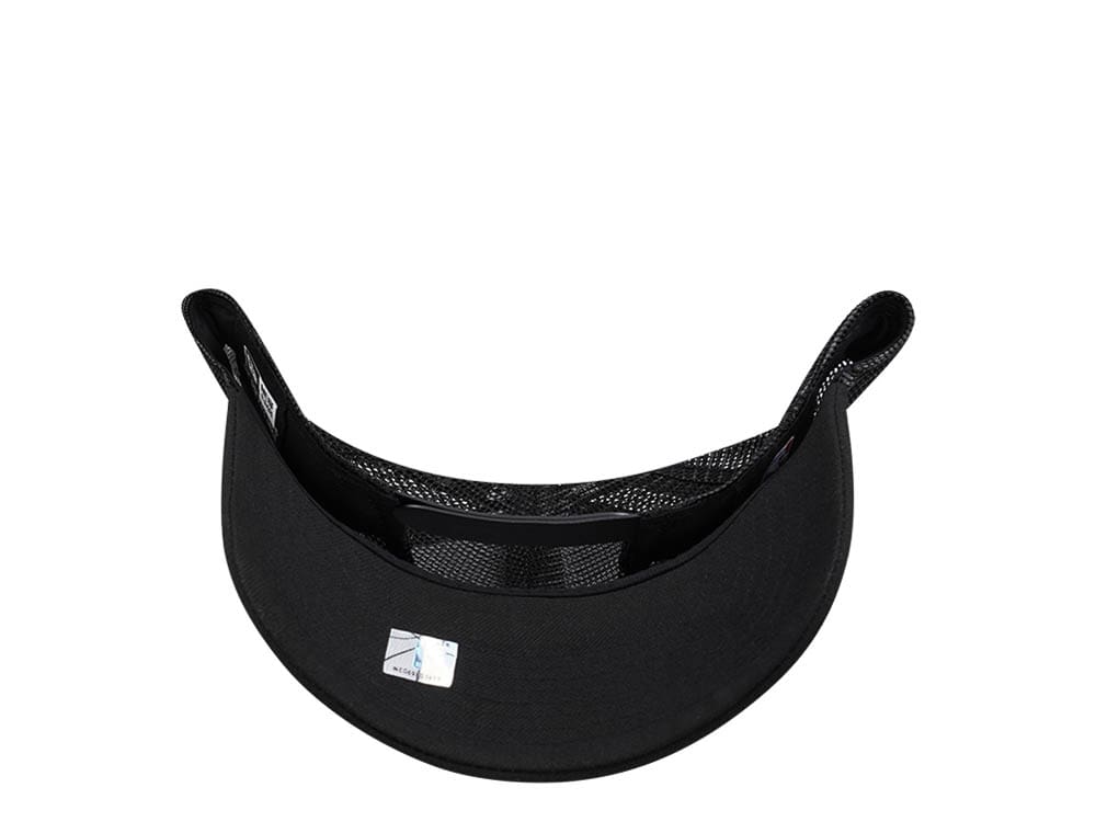 New Era Miami Heat Black 9Forty A Frame Trucker Snapback Hat
