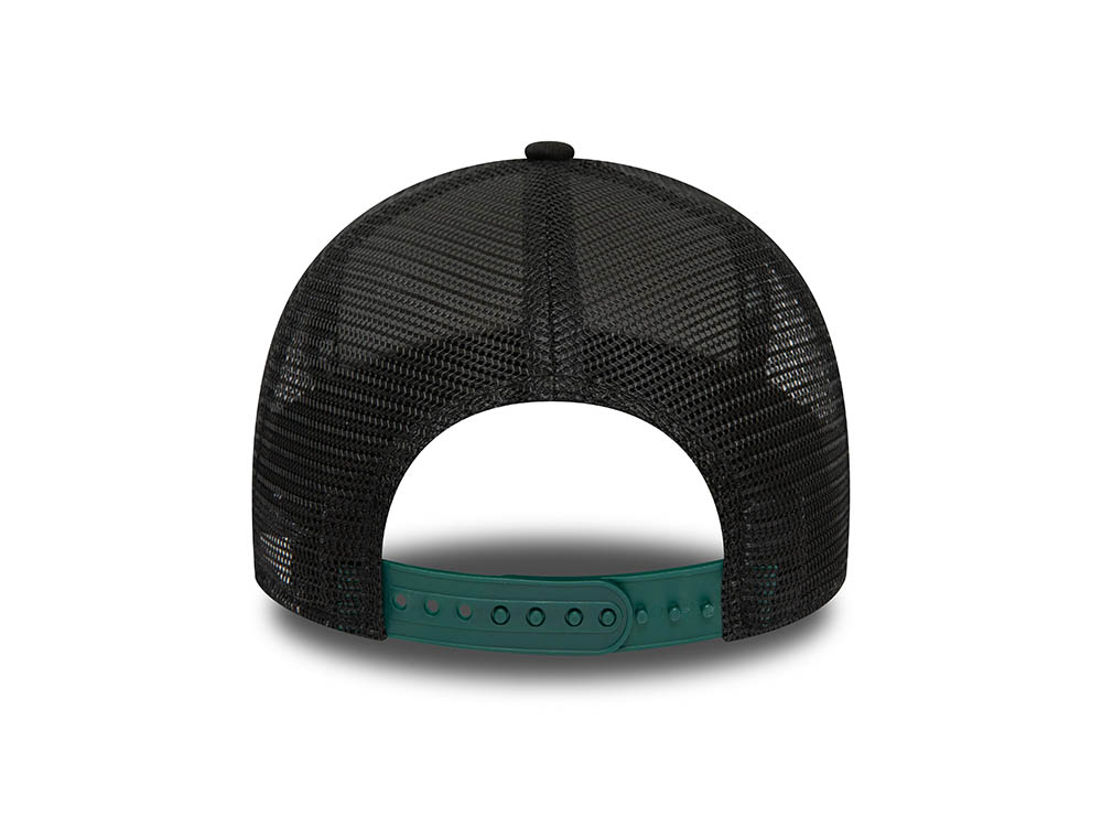 New Era Motorsport Patch A Frame Trucker Strapback Hat