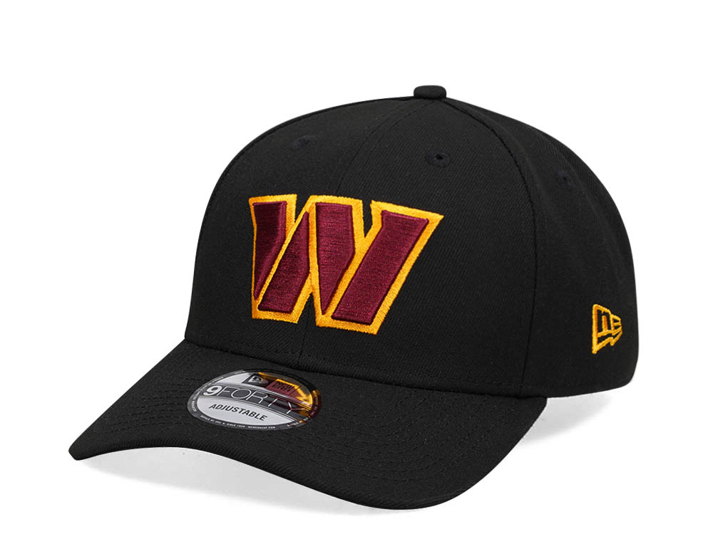 New Era Washington Football Team Black Classic Edition 9Forty Snapback Hat