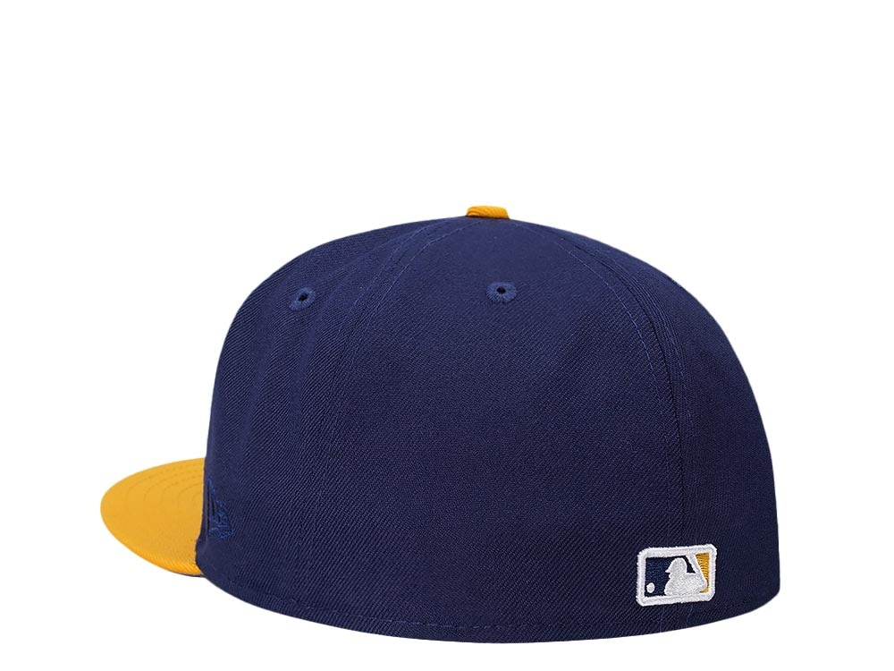 New Era Milwaukee Brewers 50th Anniversary Two Tone Classic Edition 59Fifty Fitted Hat