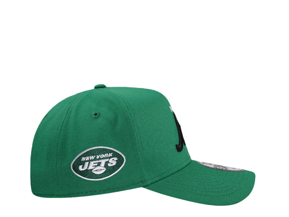 New Era New York Jets Script Green Edition 9Forty A Frame Snapback Hat