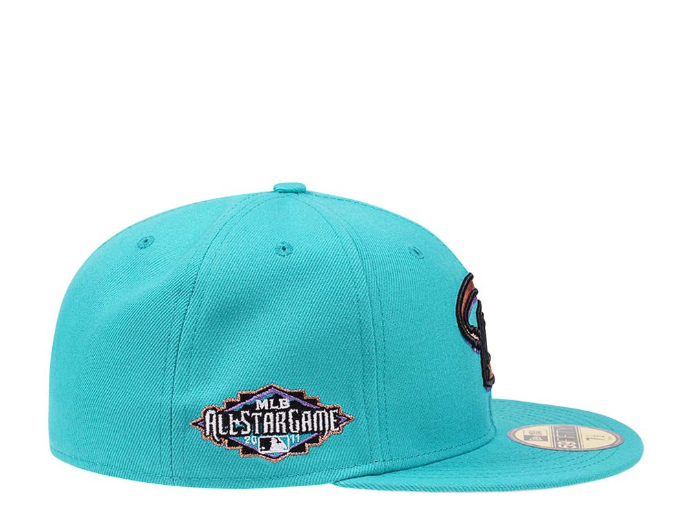 New Era Arizona Diamondbacks All Star Game 2011 Bubble Gum Edition 59Fifty Fitted Hat