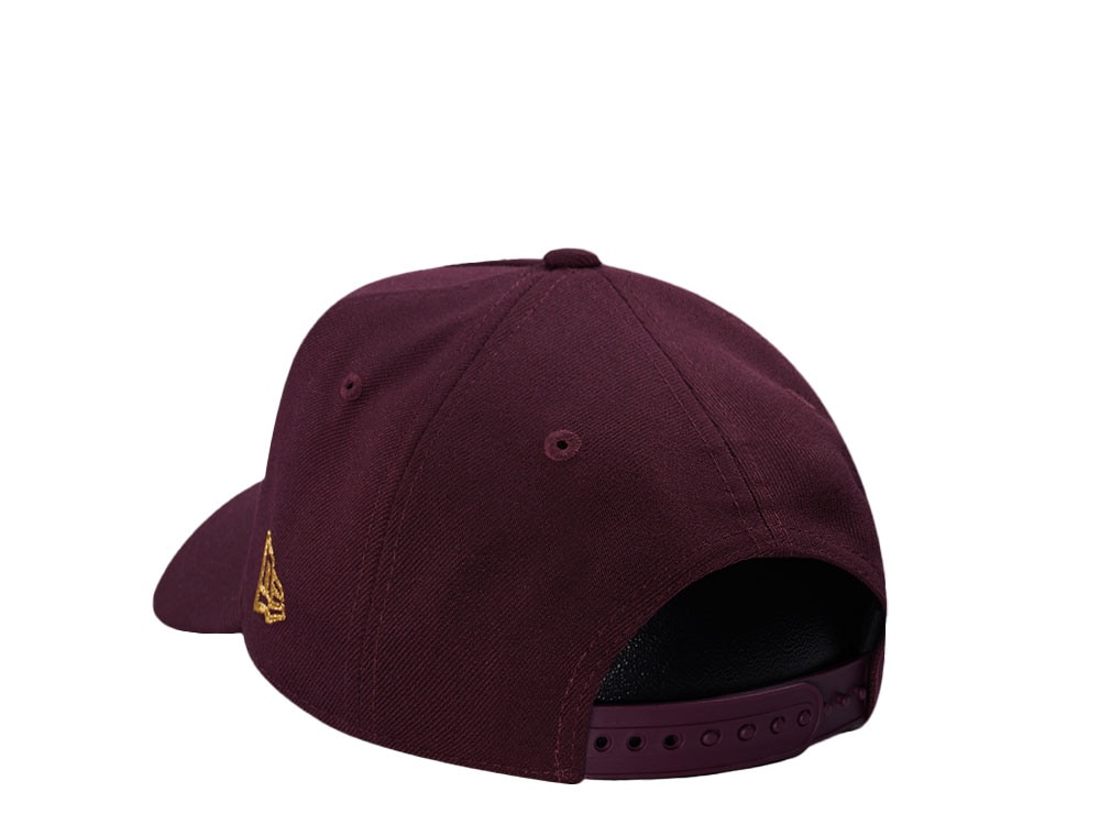 New Era Chicago Bulls 6x Champs Maroon Prime Edition 9Forty A Frame Snapback Hat