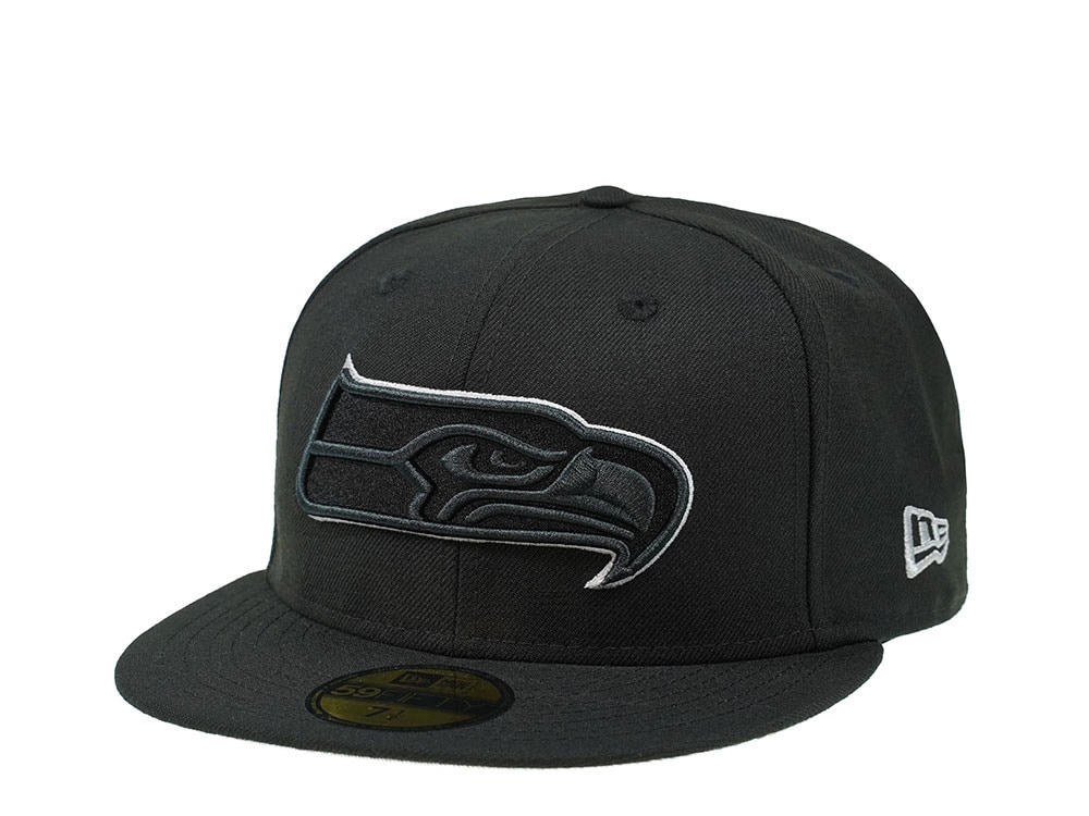 New Era Seattle Seahawks Silver Action 59Fifty Fitted Hat