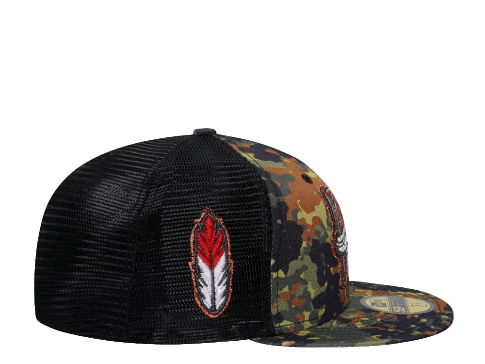 New Era Kinston Indians Flecktarn Trucker Edition 59Fifty Fitted Hat