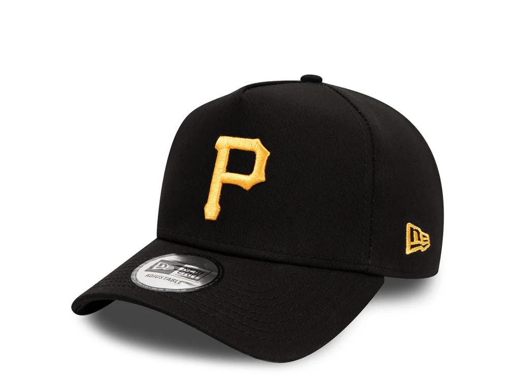 New Era Pittsburgh Pirates Black Prime Edition A Frame Snapback Hat