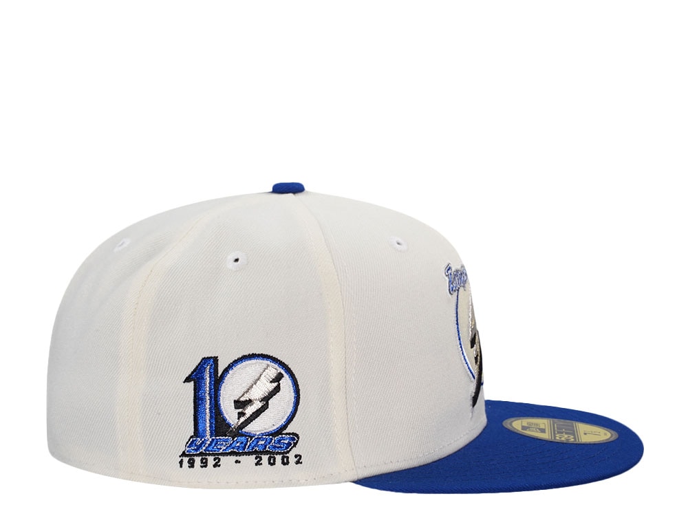 New Era Tampa Bay Lightning 10th Anniversary Chrome Two Tone Edition 59Fifty Fitted Hat