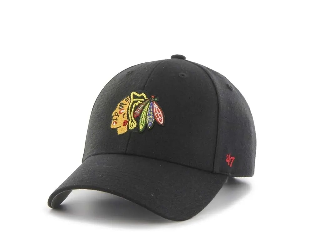 47brand Chicago Blackhawks Classic Curved Strapback Hat