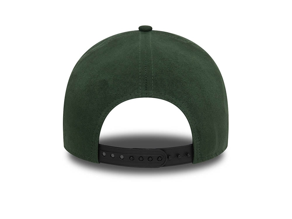 New Era Los Angeles Dodgers Faux Suede Edition Green 9Forty A Frame Snapback Hat