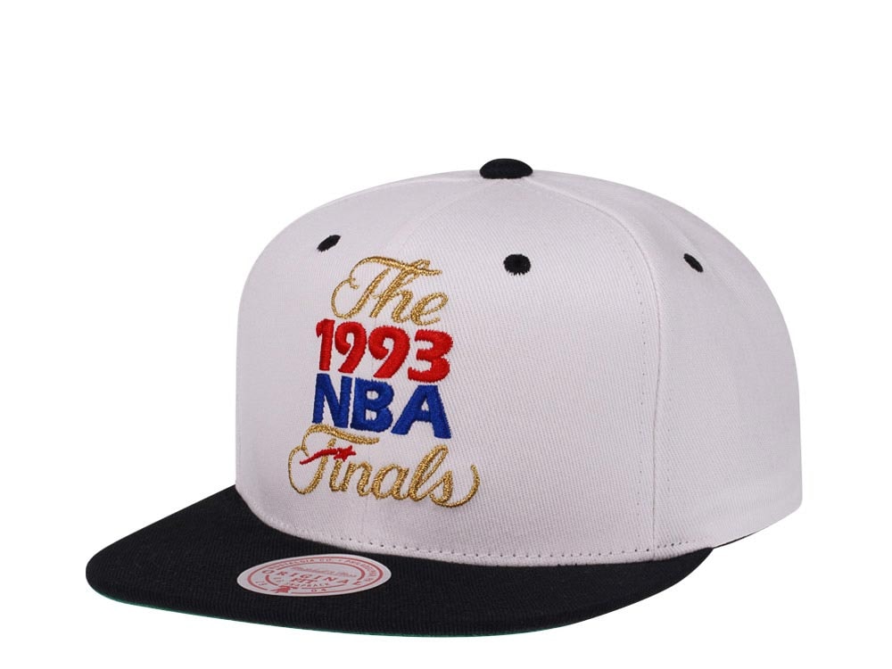 Mitchell & Ness NBA Finals 1993 White Classic Snapback Hat