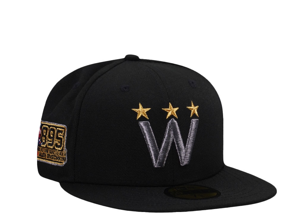 New Era Washington Capitals All Time Goals Leader Liquid Titanium Edition 59Fifty Fitted Cap