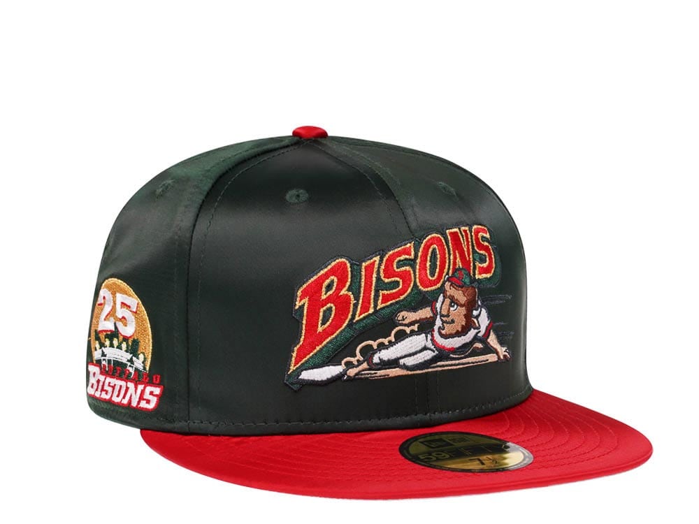 New Era Buffalo Bisons 25th Anniversary Satin Jacket Elite Edition 59Fifty Fitted Hat
