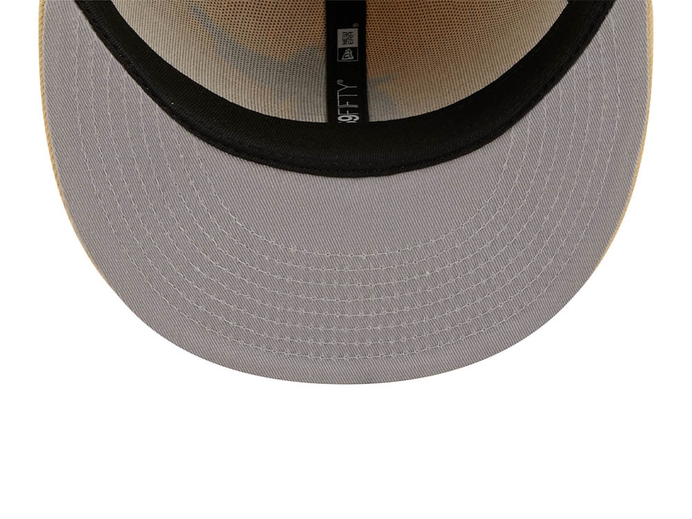 New Era Florida Marlins Inaugural Year 1993 Raffia Front Vegas Gold Edition 59Fifty Fitted Hat