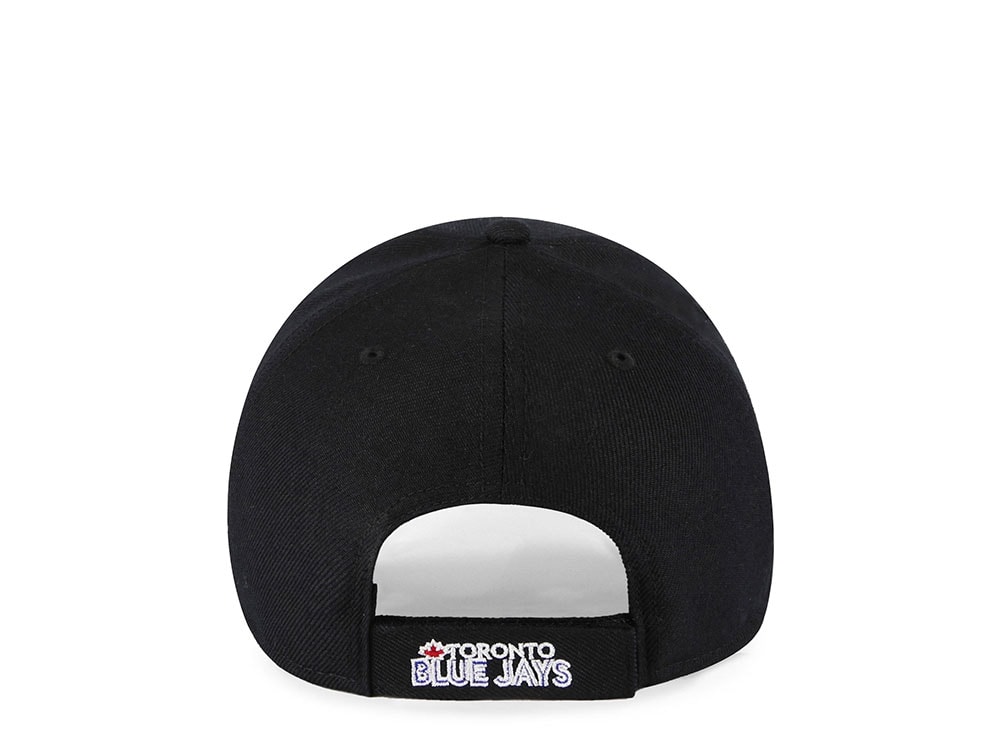 47Brand Toronto Blue Jays Black Classic Strapback Hat
