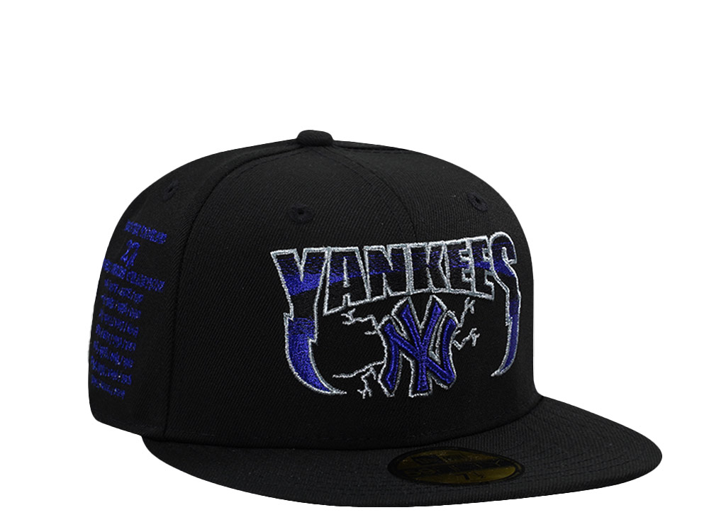 New Era New York Yankees 27x World Champions Black Prime Edition 59Fifty Fitted Cap