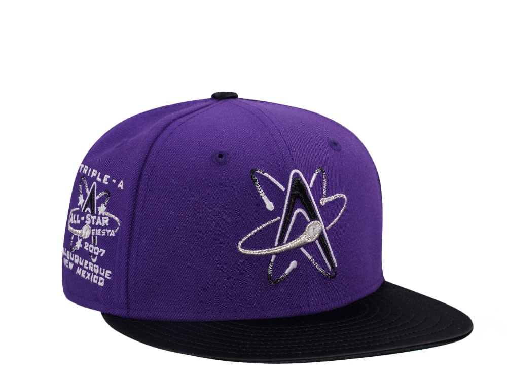 New Era Albuquerque Isotopes All Star Game 2007 Glow Satin Brim Edition 59Fifty Fitted Hat