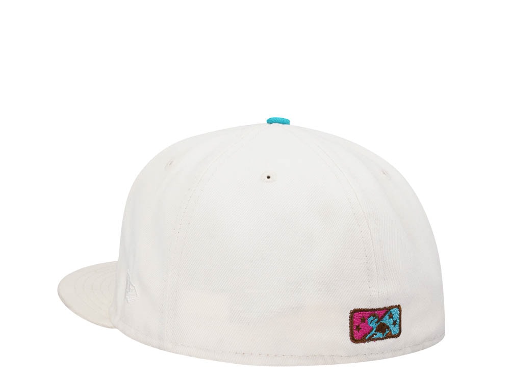 New Era Miami Beach Flamingos Vice Chrome Edition 59Fifty Fitted Hat