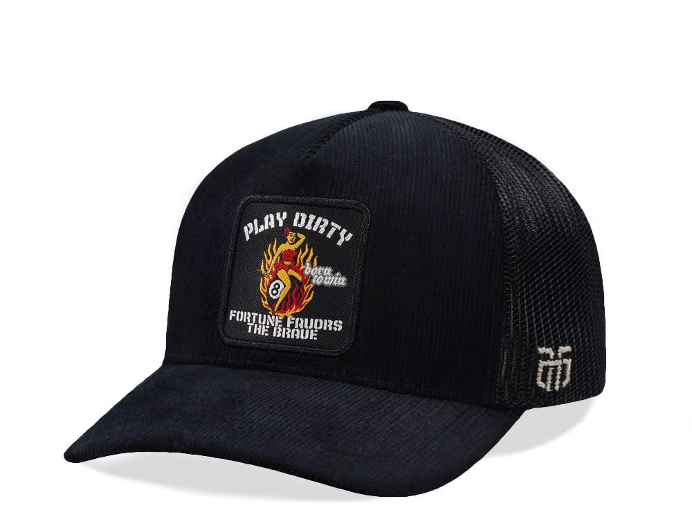 Parallel Union Play Dirty Black Edition Trucker Snapback Cap