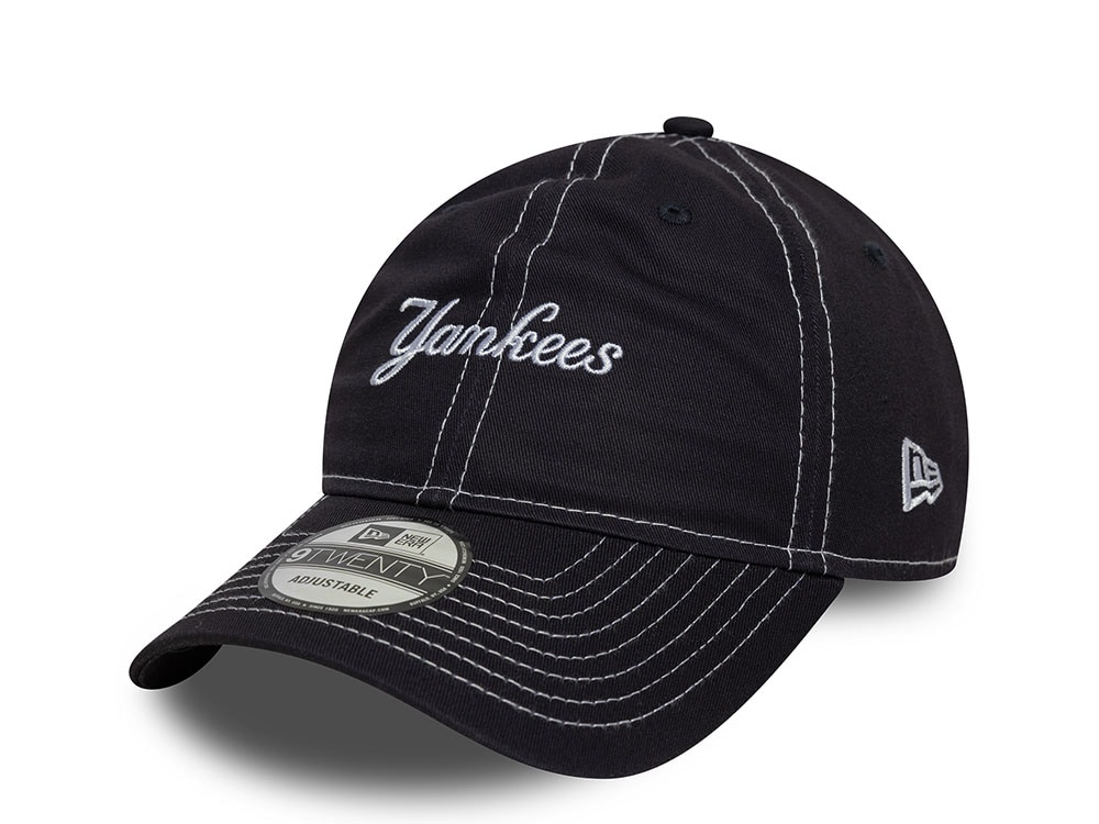 New Era New York Yankees Navy Contrast Stitch 9Twenty Snapback Cap