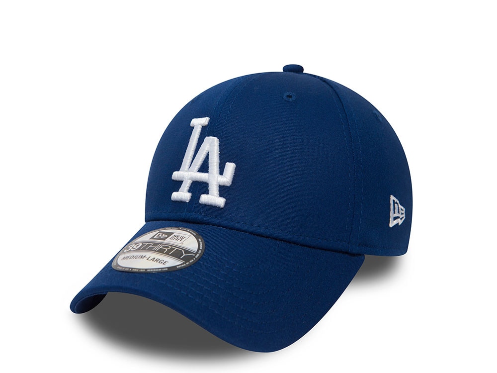 New Era Los Angeles Dodgers League Basic Blue Stretch Fit 39Thirty Hat