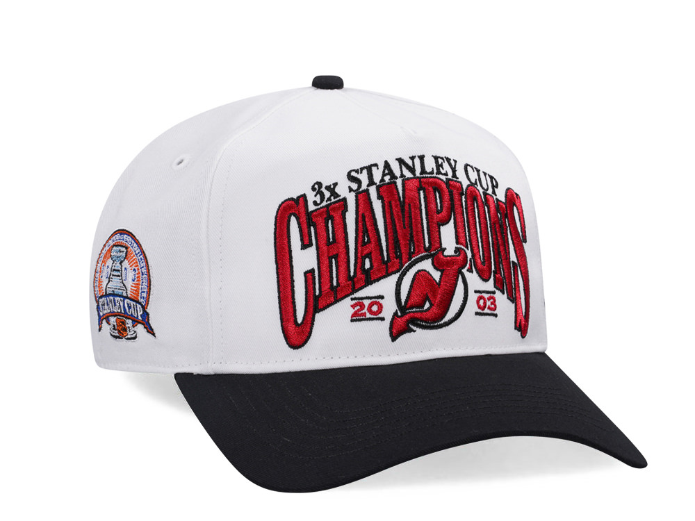 47Brand New Jersey Devils 2003 Stanley Cup White Vintage Hitch Snapback Hat