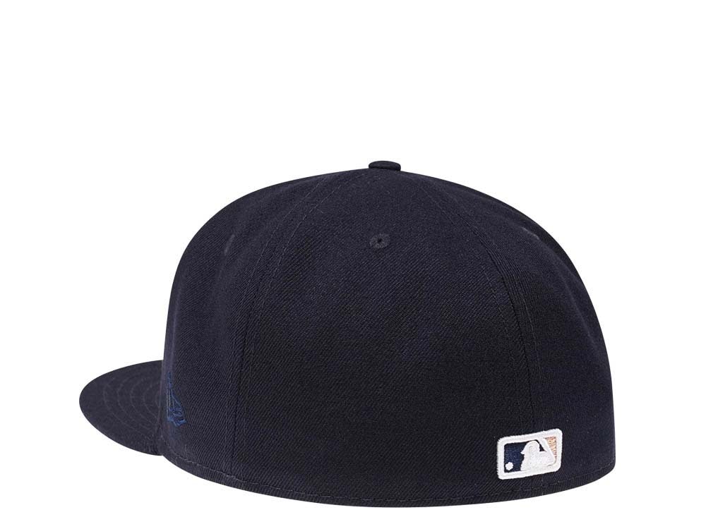 New Era Cincinnati Reds 150th Anniversary Navy Peach Edition 59Fifty Fitted Hat
