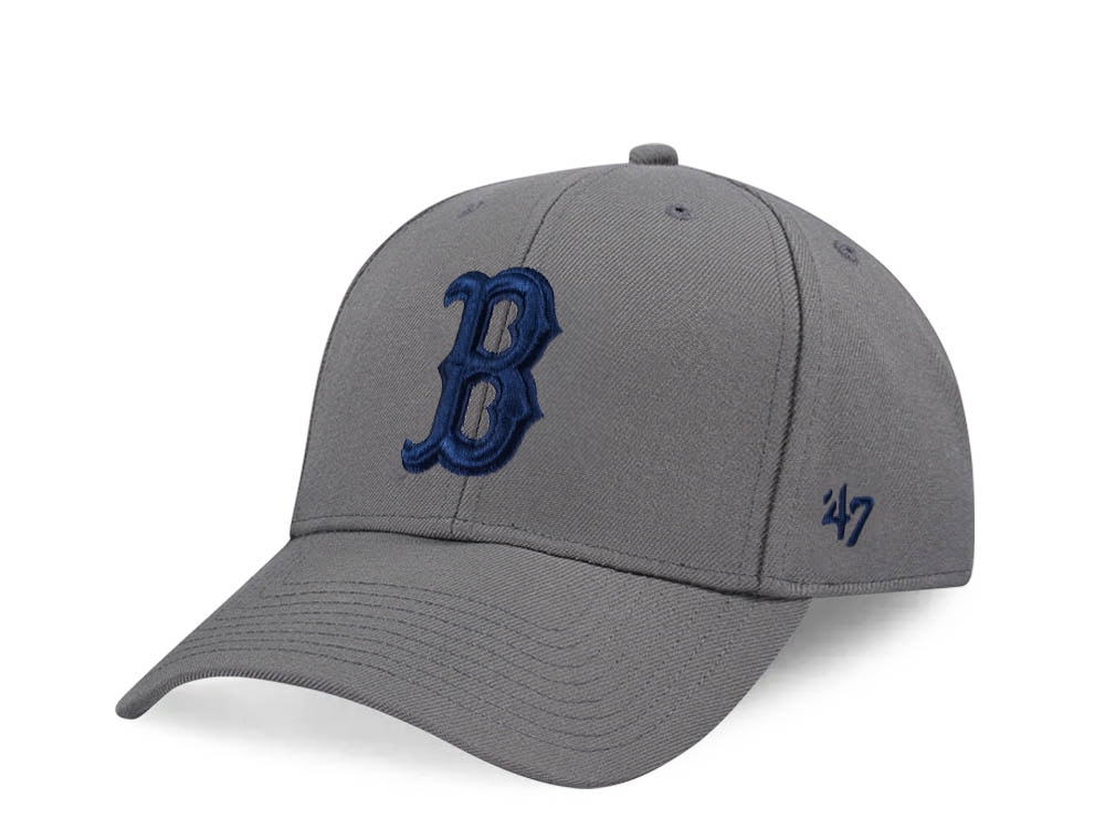 47Brand Boston Red Sox Dark Gray MVP Snapback Hat