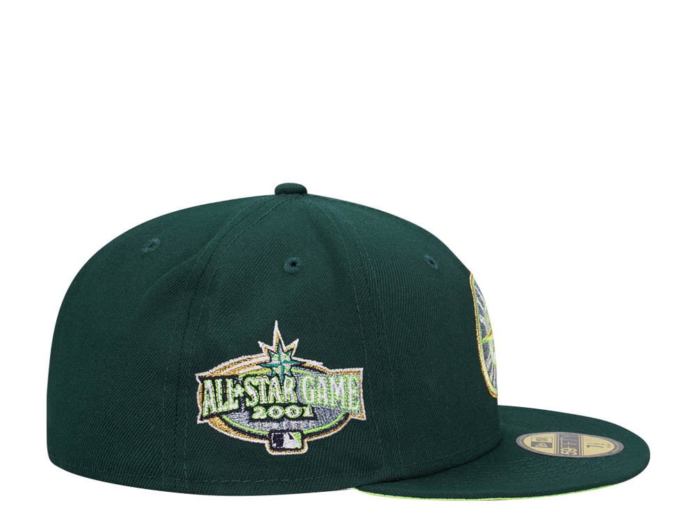 New Era Seattle Mariners All Star Game 2001 Sushi Green Edition 59Fifty Fitted Hat