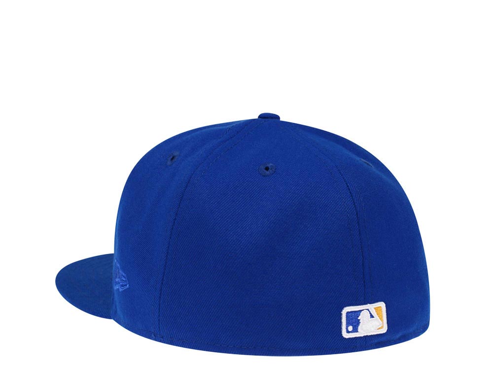 New Era Milwaukee Brewers Royal Blue Gray Edition 59Fifty Fitted Hat