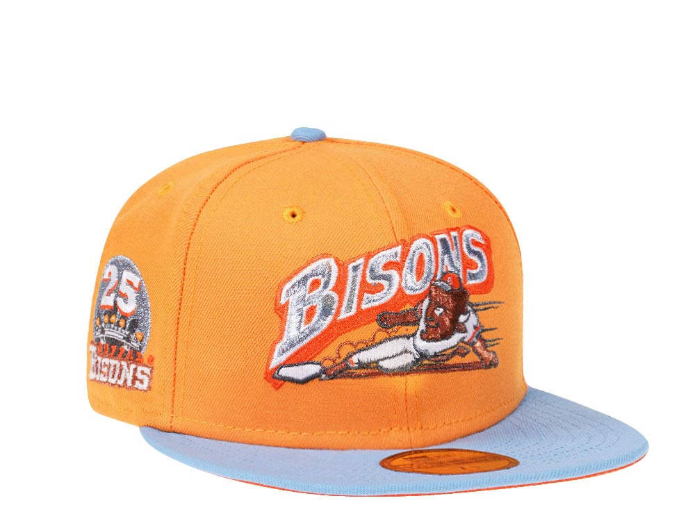 New Era Buffalo Bisons 25th Anniversary Iced Orange Prime Edition 59Fifty Fitted Hat