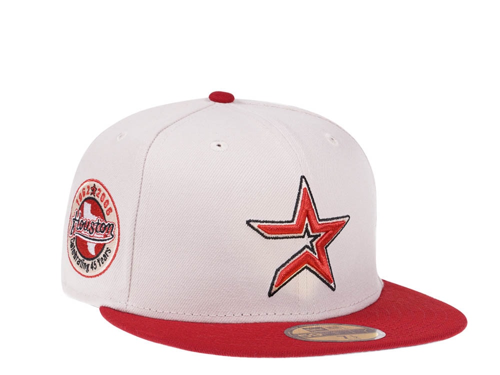 New Era Houston Astros 45th Anniversary Stone Two Tone Classic Edition 59Fifty Fitted Hat