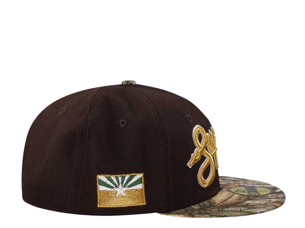 New Era Arizona Diamondback Real Tree Serpientes Two Tone Edition 59Fifty Fitted Hat