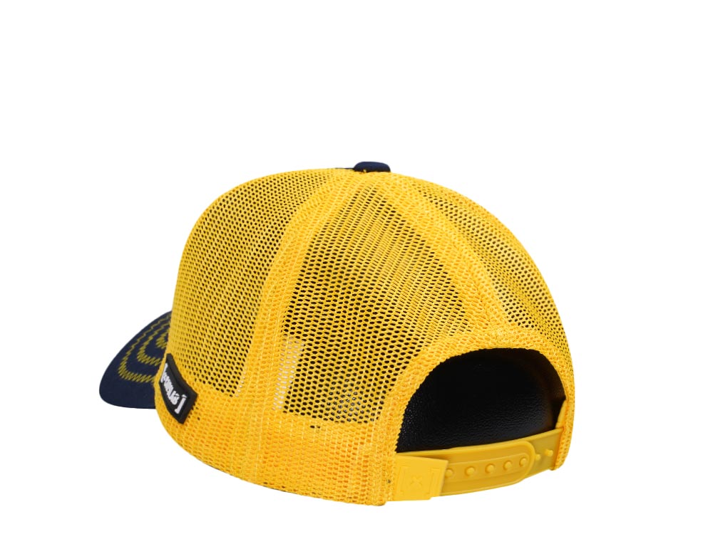 Capslab Dragon Ball Z Vegeta Blue/Yellow Trucker Snapback Hat