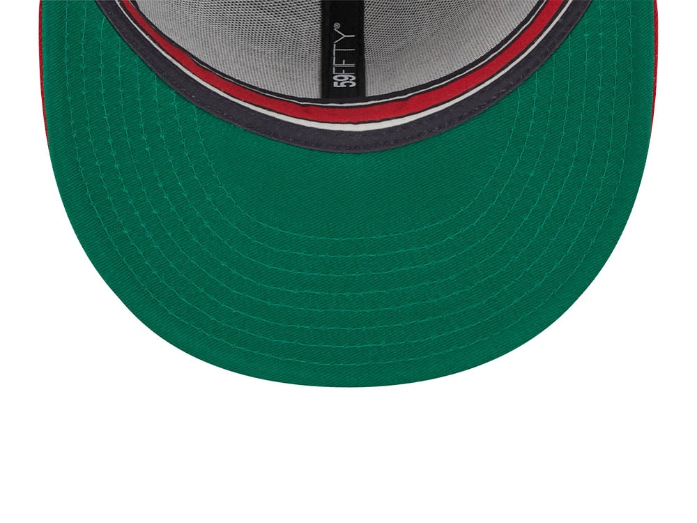 New Era California Angels Retro Script Two Tone Throwback Edition 59Fifty Fitted Hat