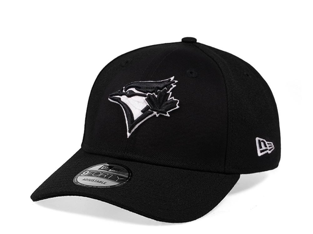 New Era Toronto Blue Jays Black and White Edition 9Forty Snapback Hat