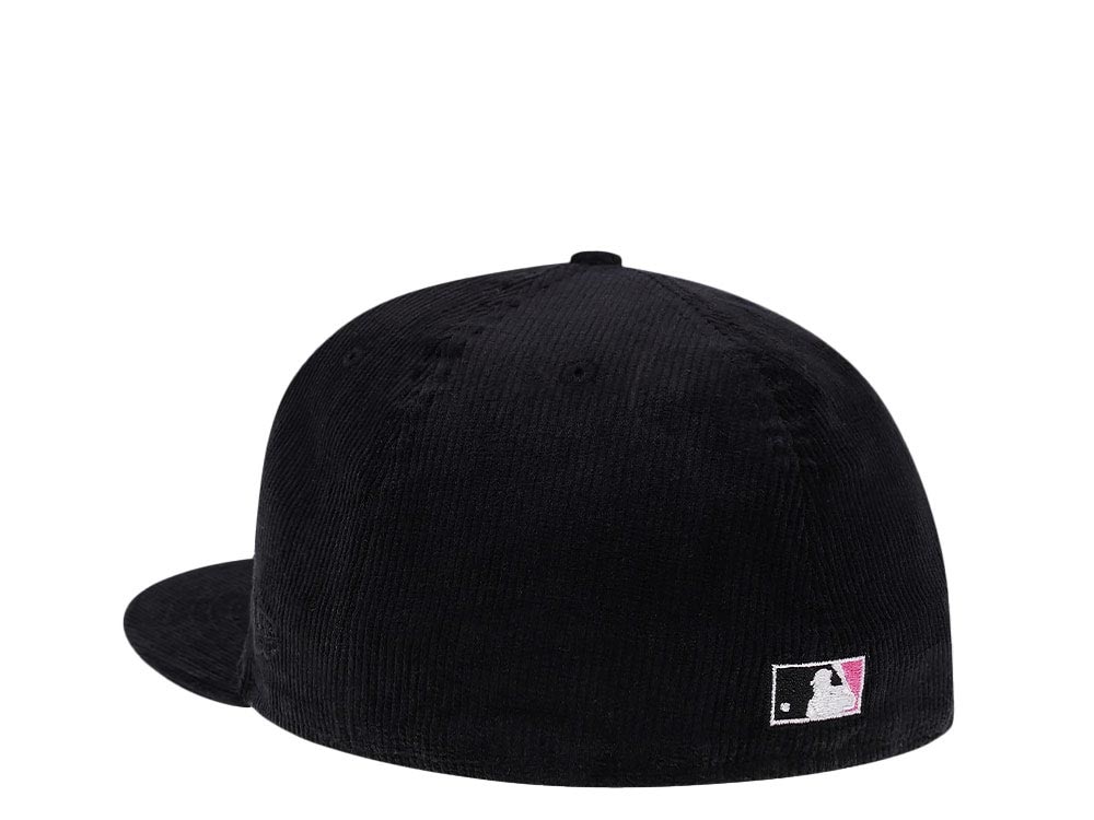 New Era Arizona Diamondbacks 1998 Inaugural Season Black Pink Corduroy Prime Edition 59Fifty Fitted Hat