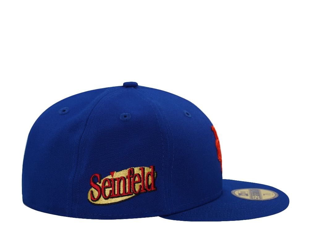 New Era New York Mets Seinfeld Royal Blue Prime Edition 59Fifty Fitted Cap