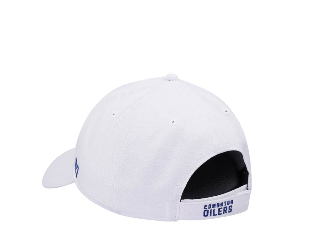 47Brand Edmonton Oilers White MVP Snapback Hat