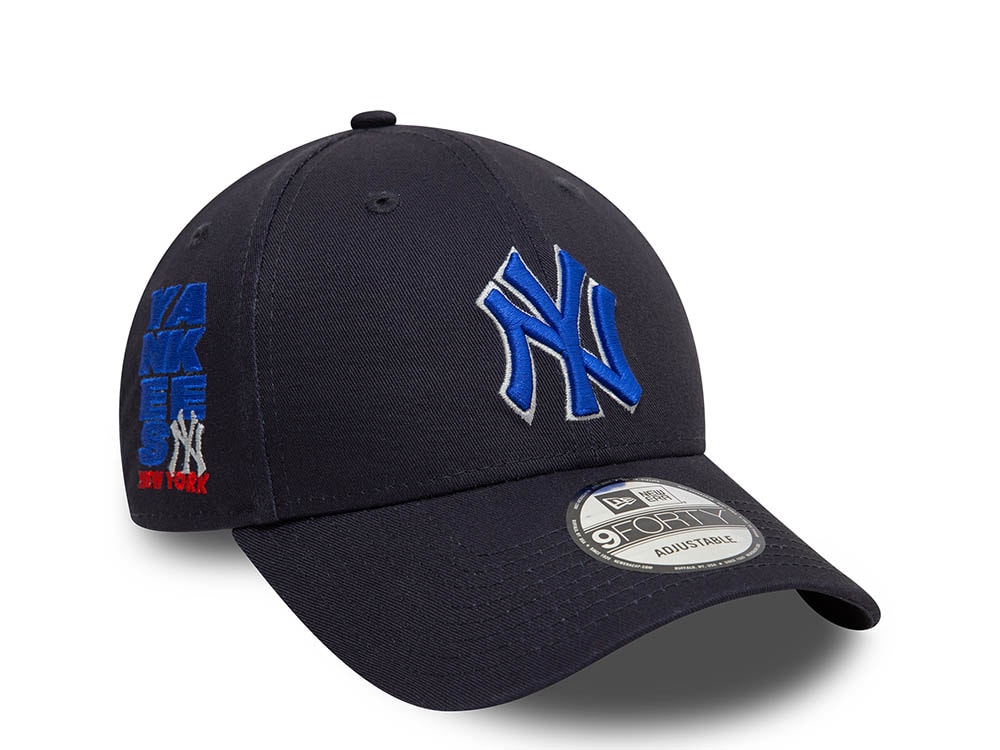 New Era New York Yankees MLB Patch Navy 9Forty Strapback Hat