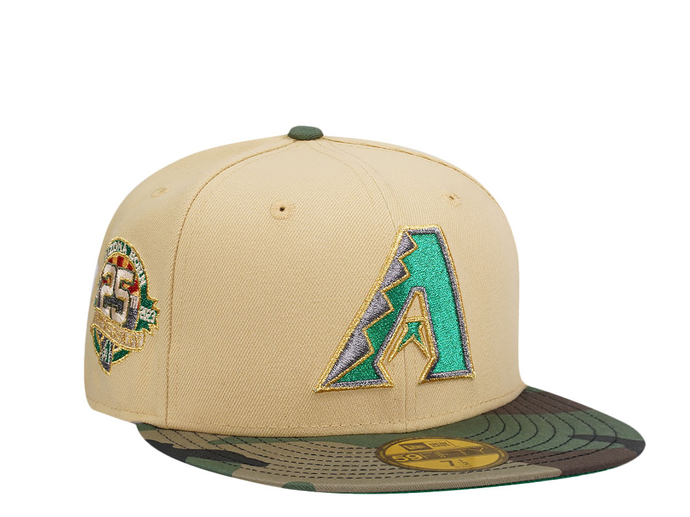 New Era Arizona Diamondbacks 25th Anniversary Vegas Camo Two Tone Edition 59Fifty Fitted Hat