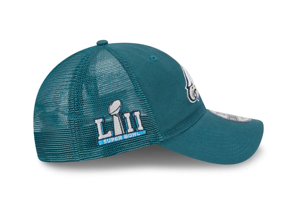 New Era Philadelphia Eagles Super Bowl LIII Trucker Edition 9Twenty Snapback Hat