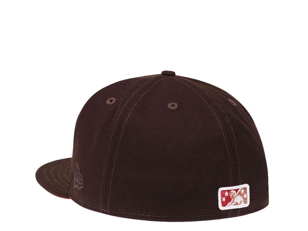 New Era Mudville Nine Dark Chocolate Copper Prime Edition 59Fifty Fitted Hat